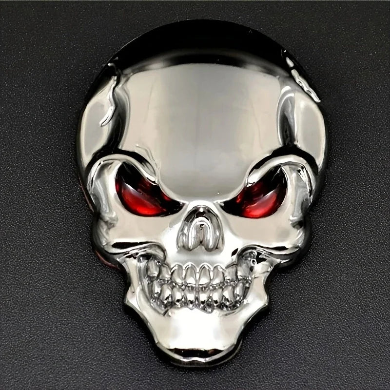 Piraten Totenkopf Schwarz Metall Kofferraum Montage