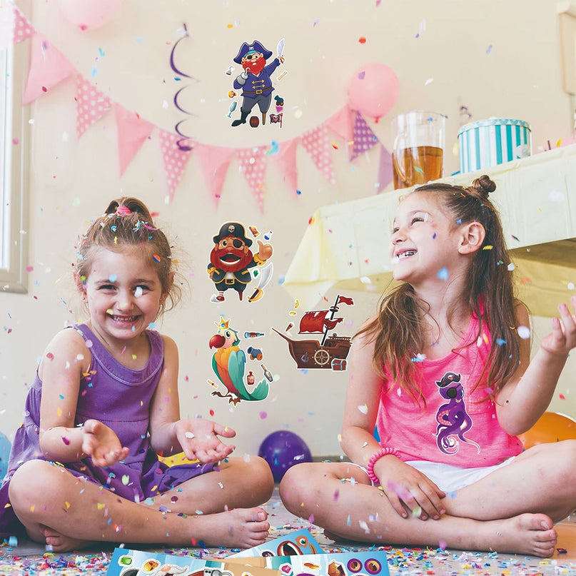 Kinder Piraten Puzzle Sticker kreatives Basteln