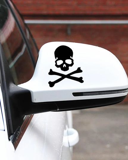 Reflektierender Totenkopf Aufkleber verschiedene Grossen