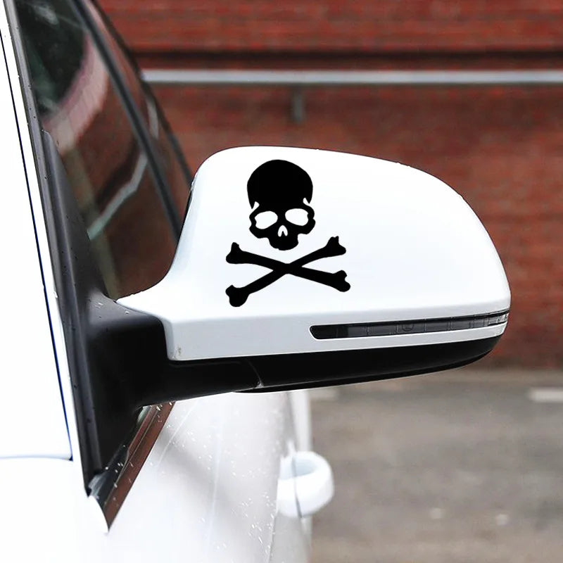 Piraten Totenkopf Aufkleber PVC Detailansicht