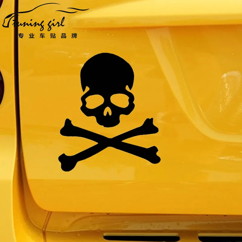 Totenkopf Aufkleber Motorrad Set sechs Grossen