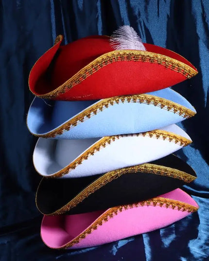 Piratenhut Frauen pink getragen Modelfoto
