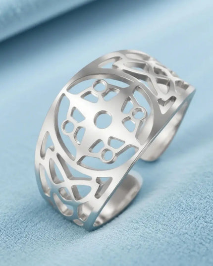 Goldener Piraten-Kompass Ring