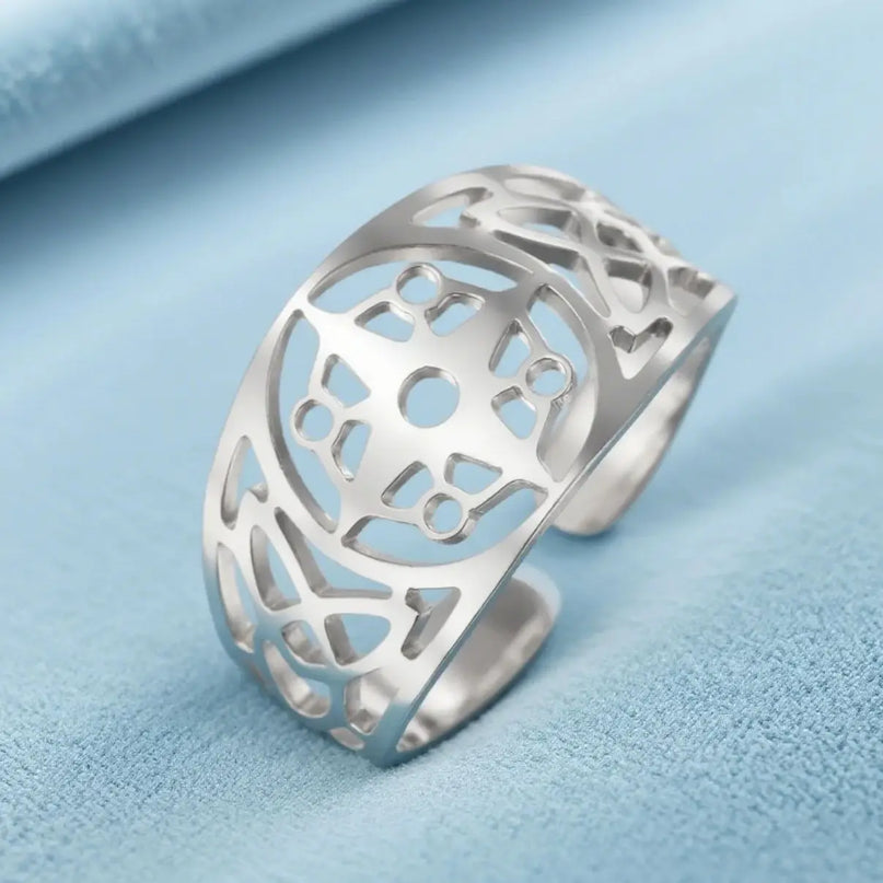 Goldener Piraten-Kompass Ring