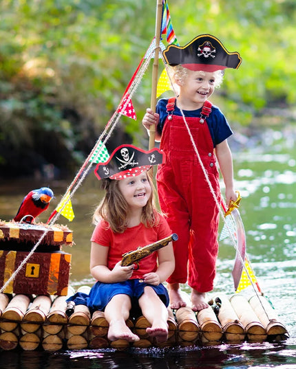 Papier Piratenhut 5er Pack Uebersicht