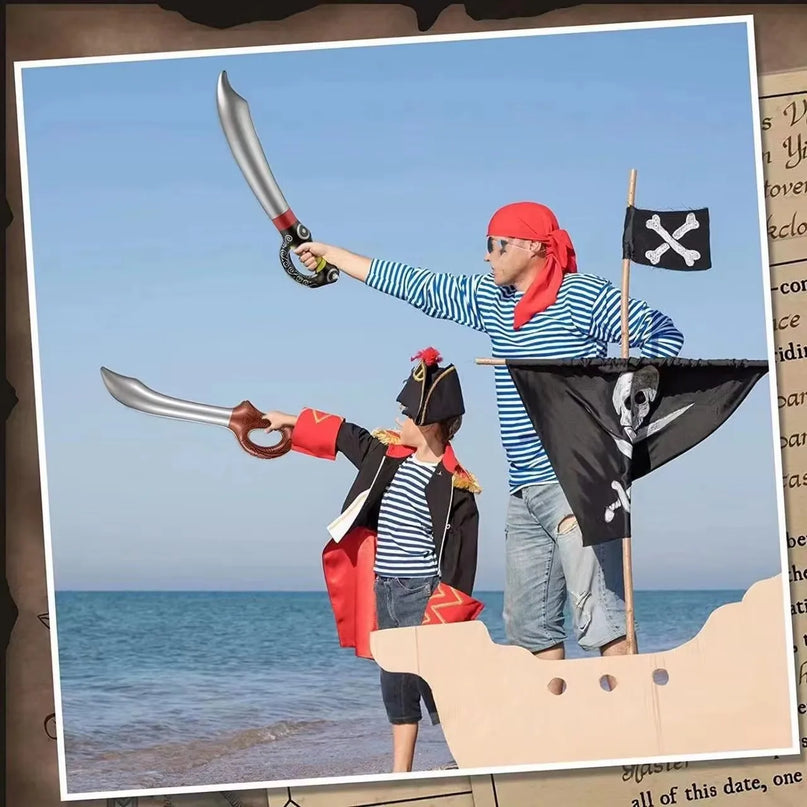 2er Piratenschwert Set - zwei Stile kombiniert
