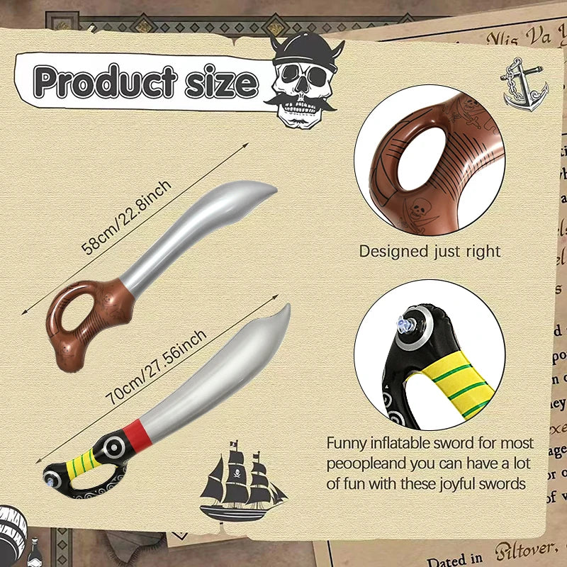 Das grosse Piraten Schwert Set fur 12 Kinder