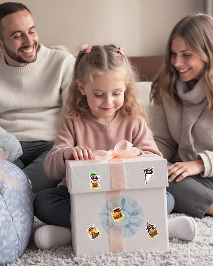 Piraten Sticker Kinder Set Verpackung OPP Beutel