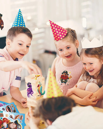Piraten Aufkleber fur Kinder Set Verpackung OPP Beutel
