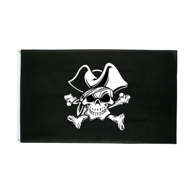 Piratenflagge - Schädel