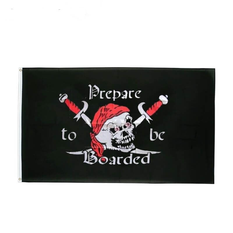 Piratenflagge - Bereiten Sie sich auf den Eingang vor