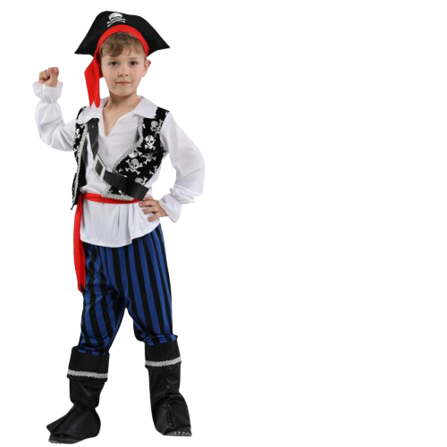 Verkleidung des Piratenjungen - des Kapitäns