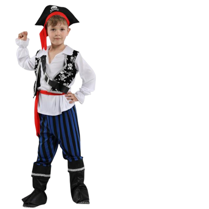 Verkleidung des Piratenjungen - des Kapitäns