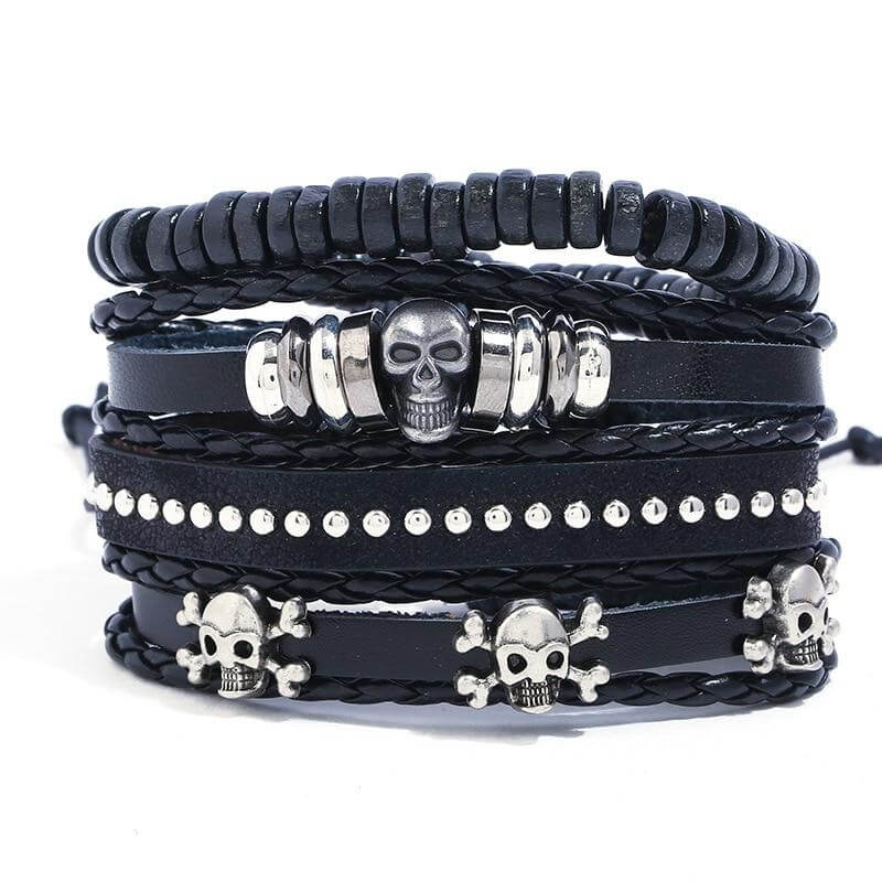 Pirat - gotisches (Leder-) Armband
