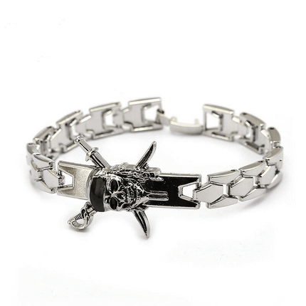 Pirat - karibisches Armband (Stahl)