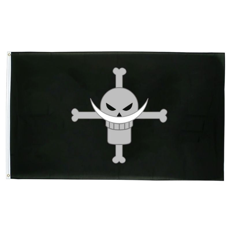 Piratenflagge - Weißer Bart (ein Stück)