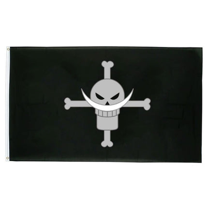 Piratenflagge - Weißer Bart (ein Stück)