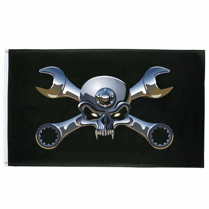 Piratenflagge - Motorrad
