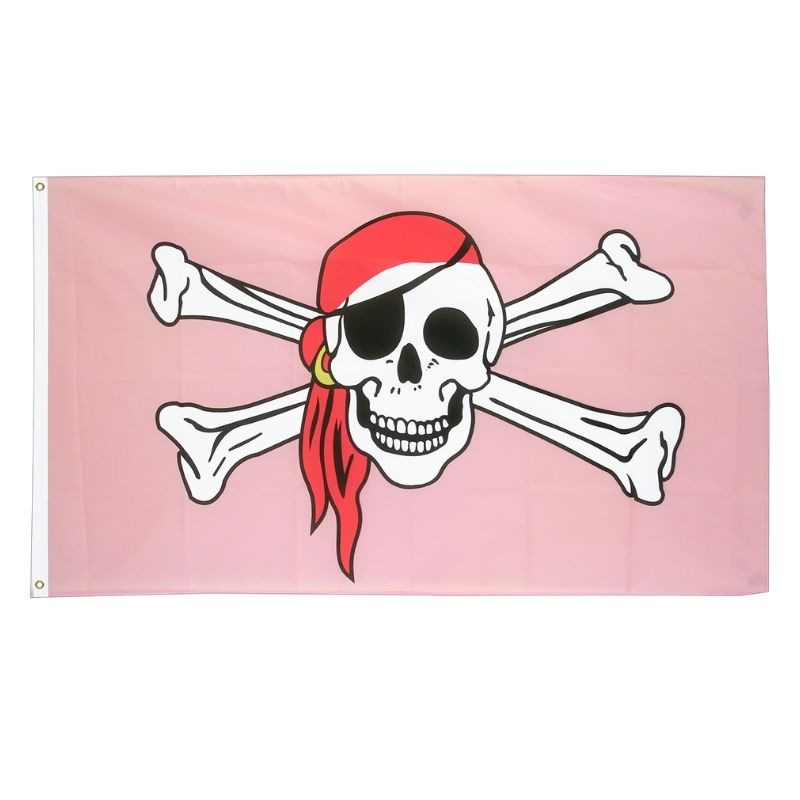 Piratenflagge - Rosenprinzessin