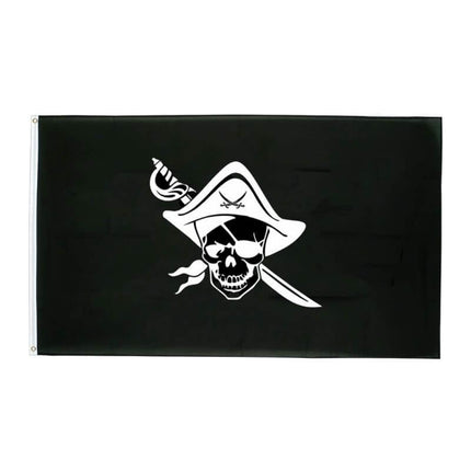 Piratenflagge - Todeskopf des Kapitäns