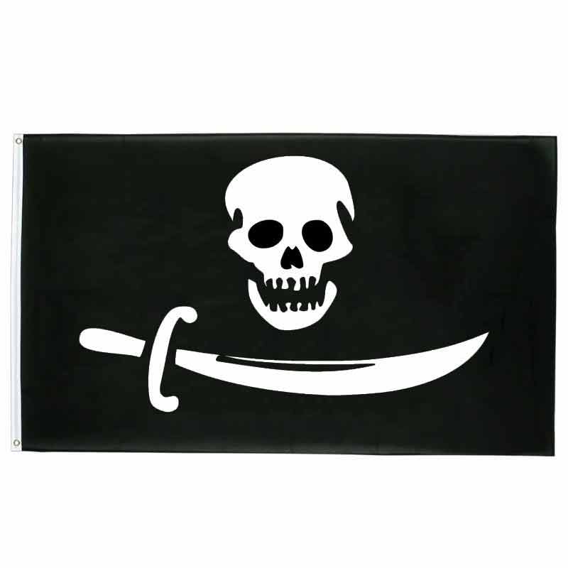 Piratenflagge - gnadenlos