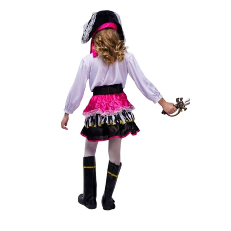Pirate Girl Deguise - Bonbon Pink