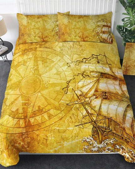 Piraten Bettdecke - Gold