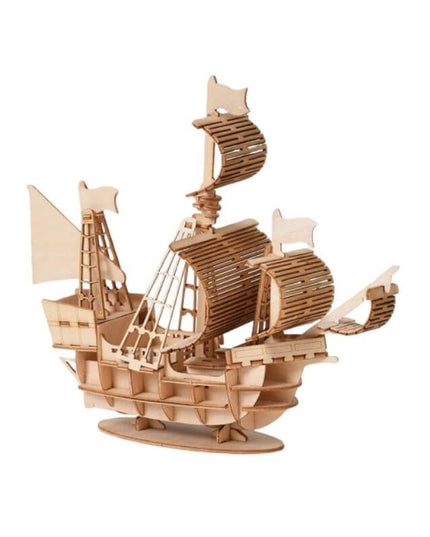 Piratenboot - Naturholz