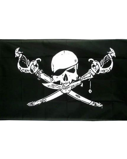 Piratenflagge - sieben Meere