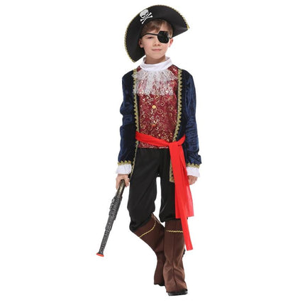 Verkleidung des Piratenjungen - großer Kapitän