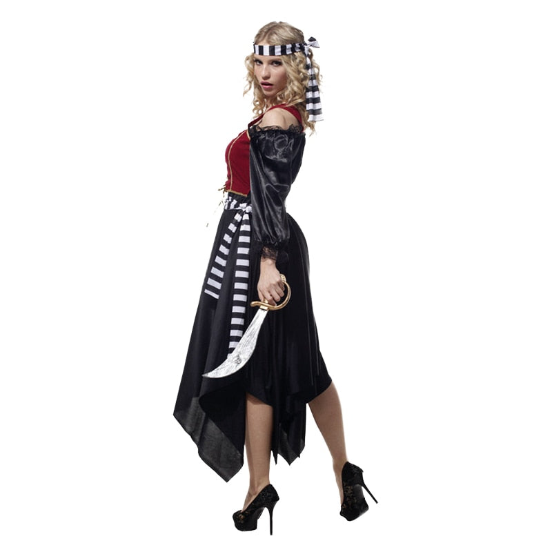 Piratenfrau Verkleidung - karibische Prinzessin