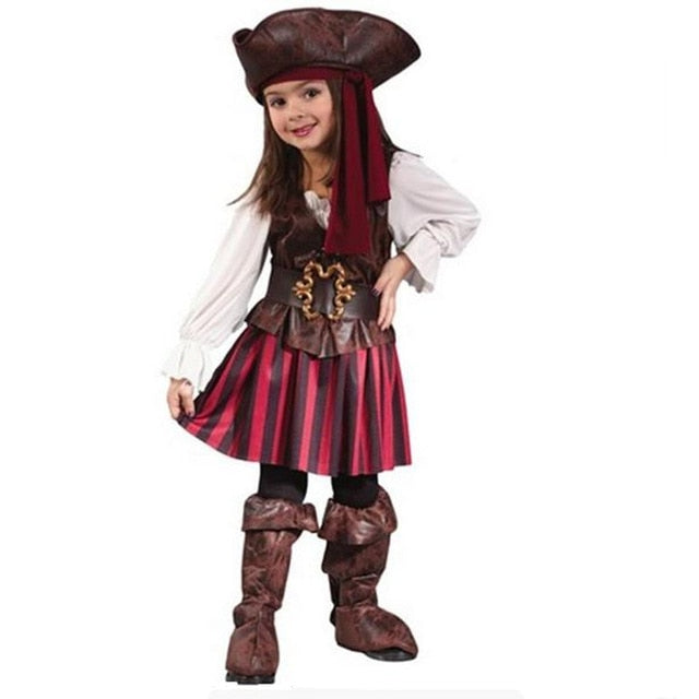 Piratenmädchen Verkleidung - kleiner Kapitän
