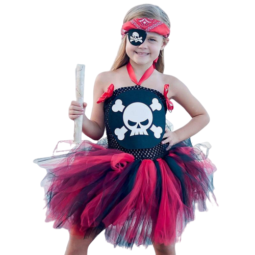 Piratenmädchen -Verkleidung - kleiner Pirat