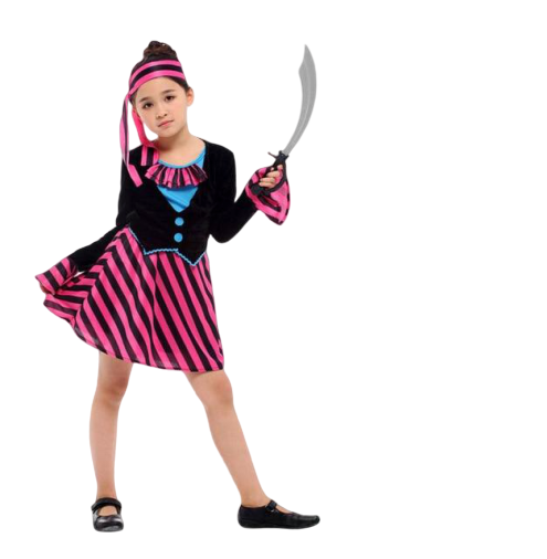 Piratenmädchen Verkleidung - Rose & Schwarz