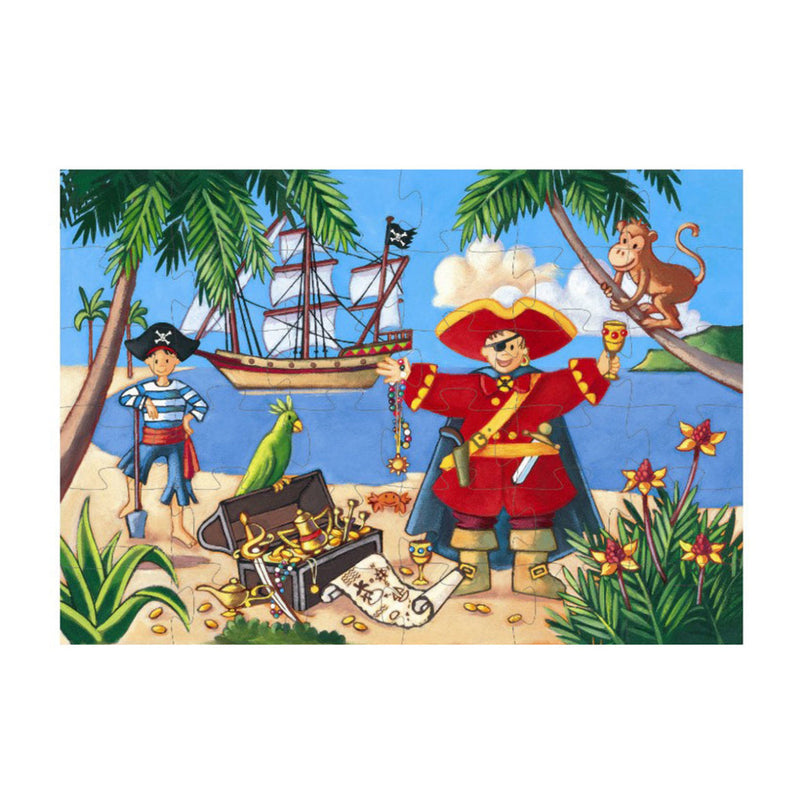Piraten -Puzzle <br> und sein DJECO -Schatz