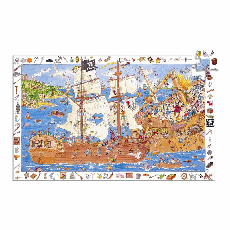 Piratenpuzzle <br> 100 Stücke