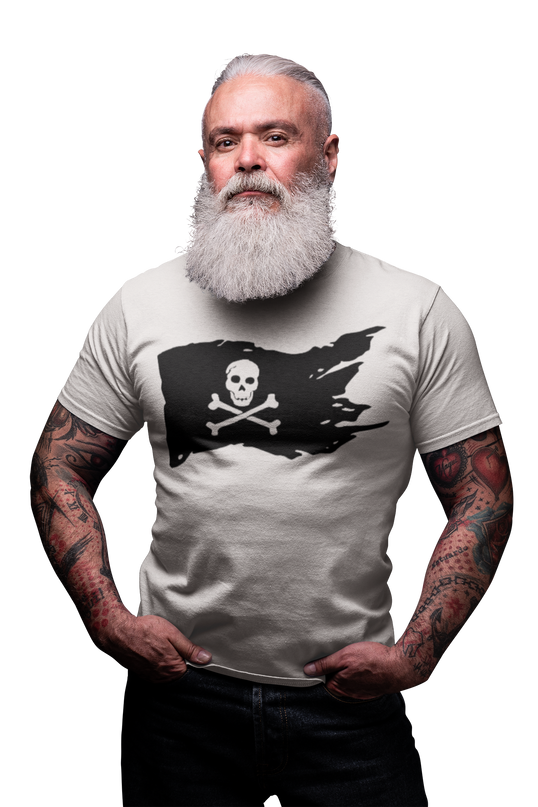 Pirat t -Shirt - Jolly Roger Flagge