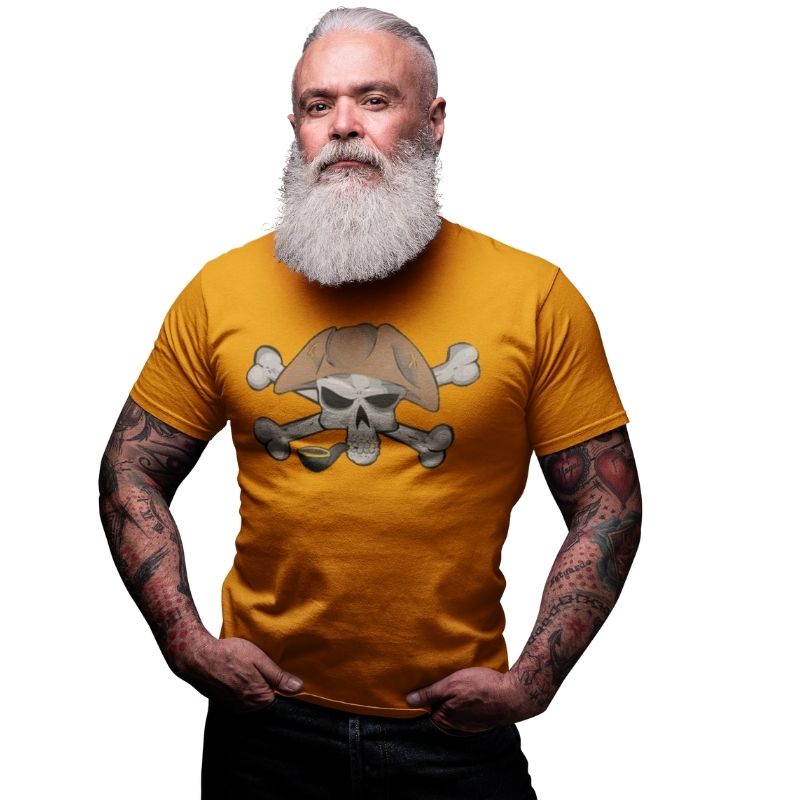 Pirat t -Shirt - Schädelrauchen